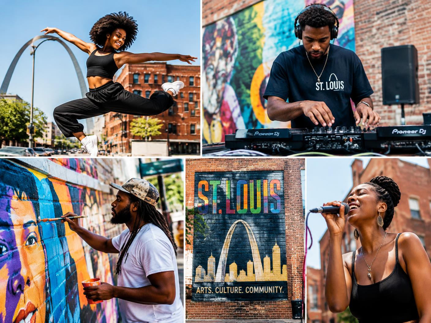 St. Louis dancer, DJ, muralist and singer